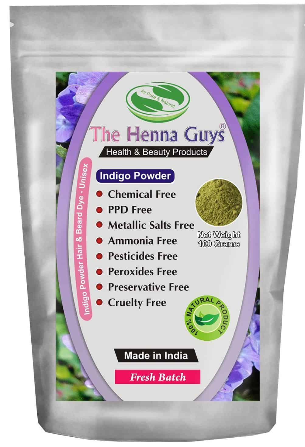 The Henna Guys Indigo Powder Healthy Natural Hair Products