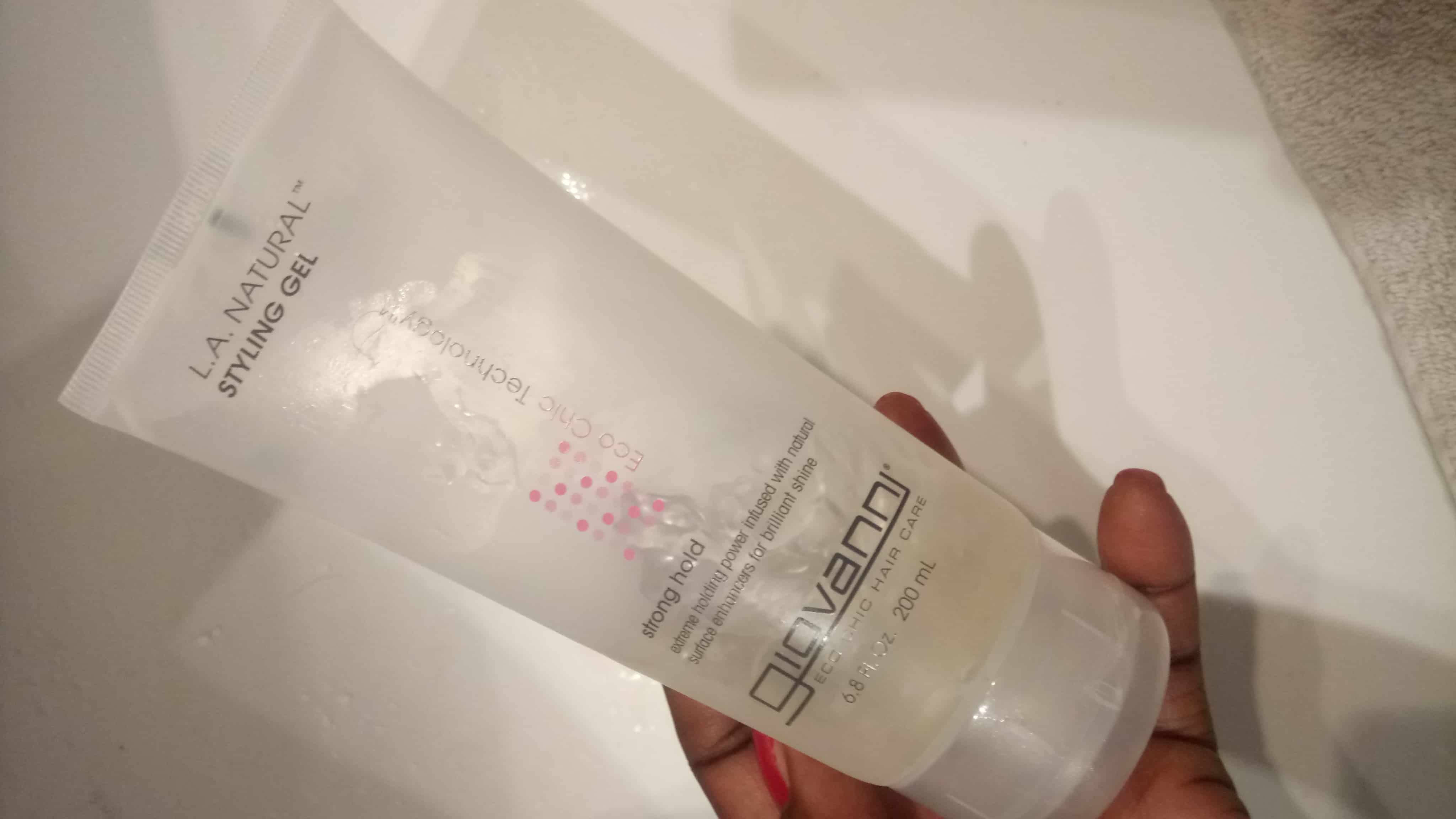 Giovanni La Natural Hair Styling Gel Curly Hair Style