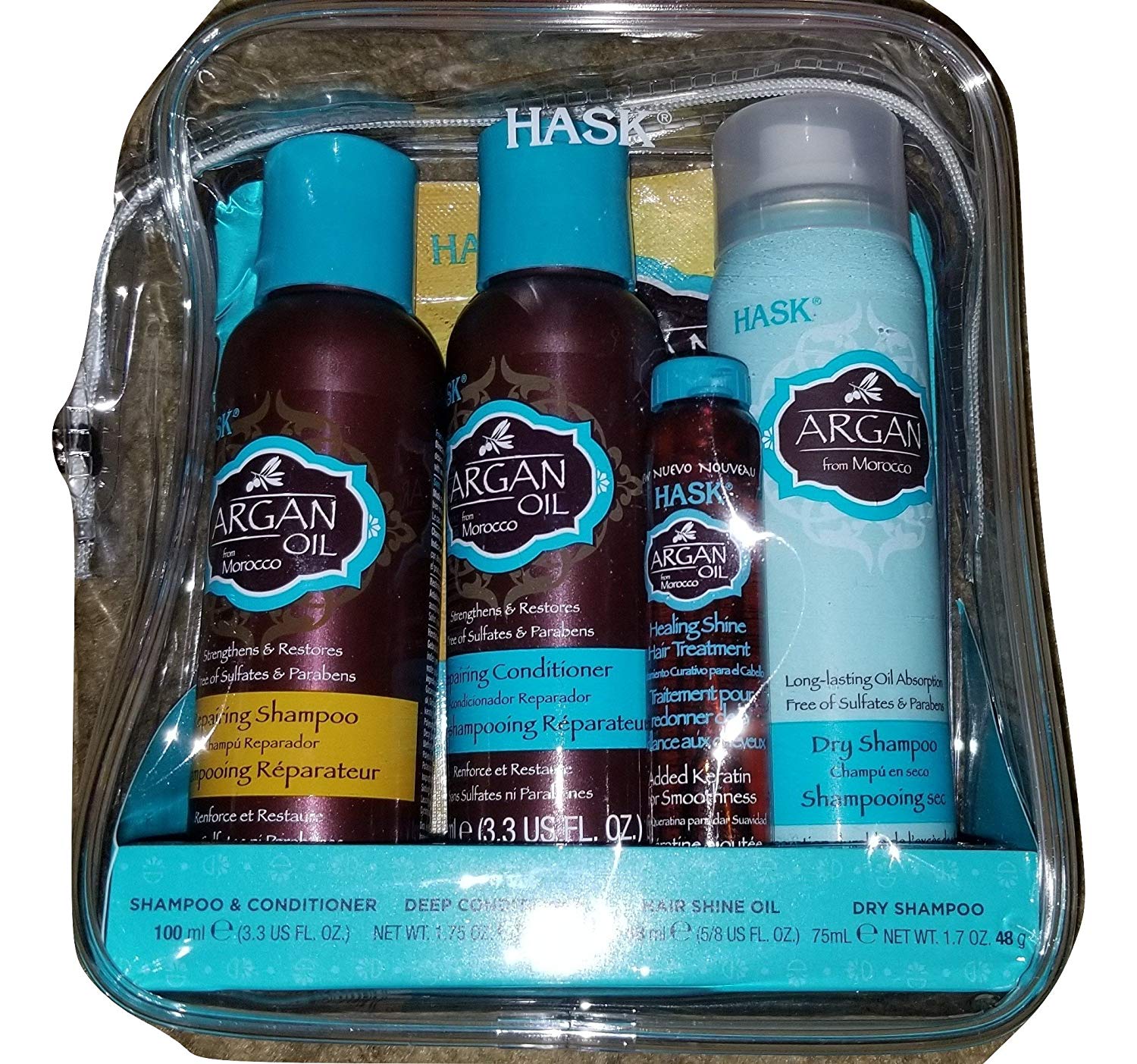 gifts for hair lovers, Hask Argan Oil Reparing Collection Gift set