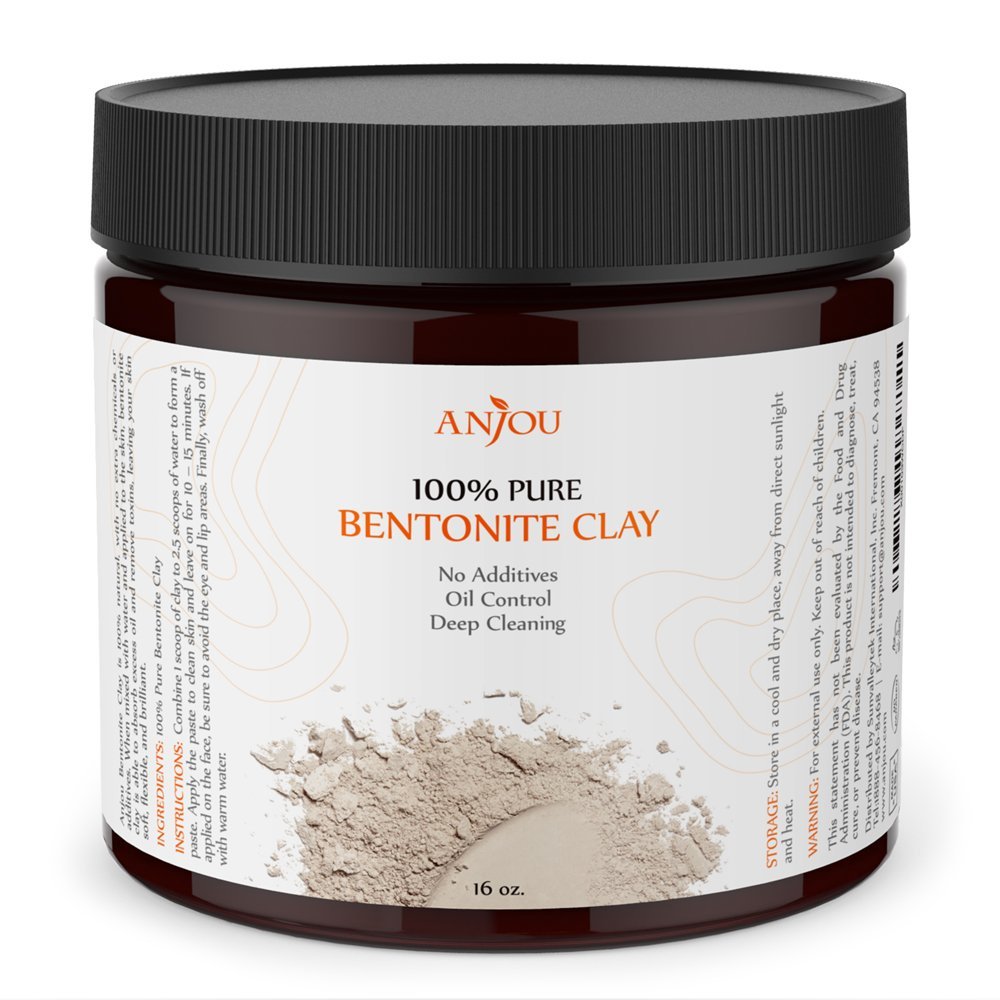 Anjou 100 Pure Indian Healing Clay Healthy Natural Hair Products