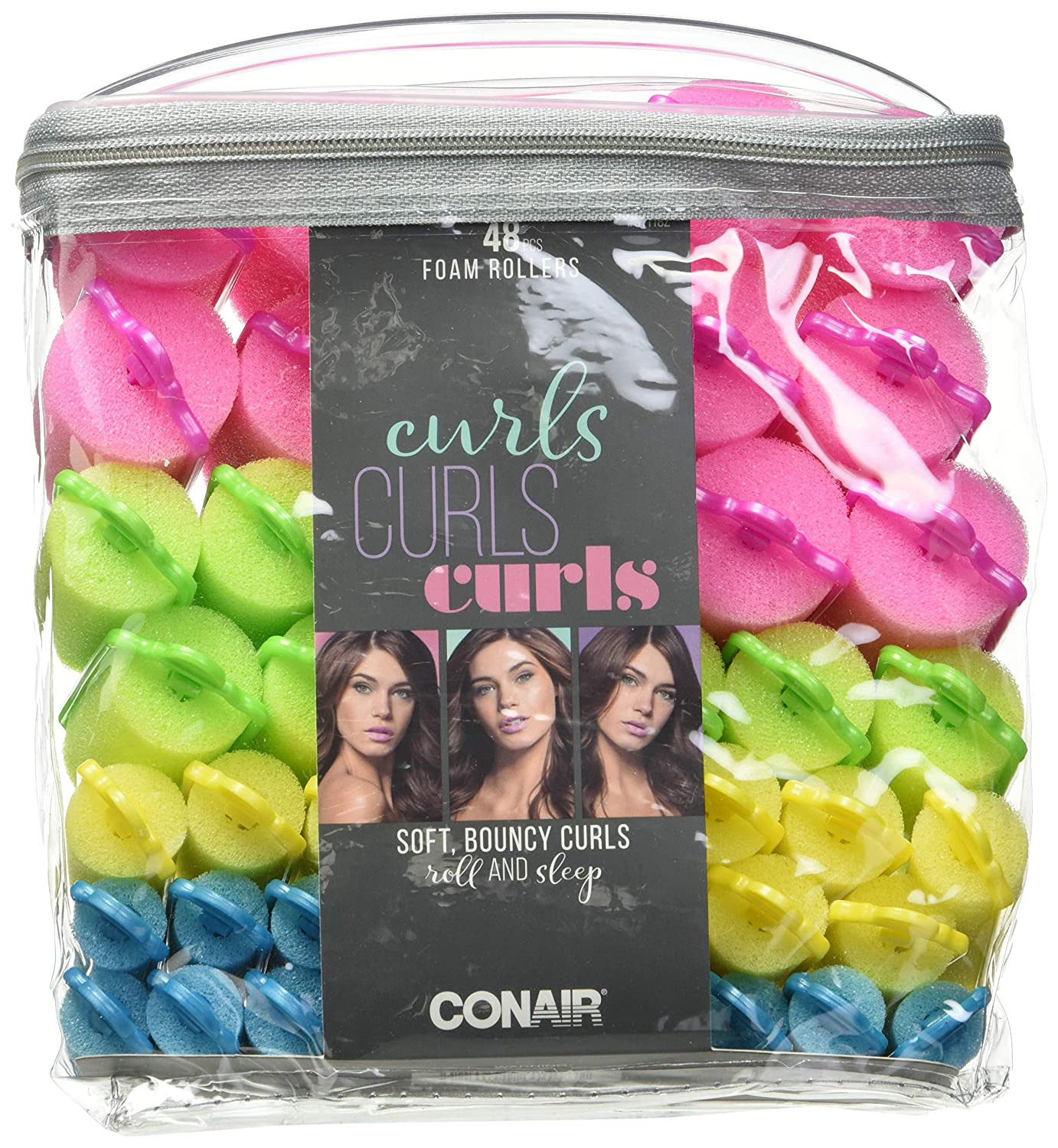 Conair Soft, Bouncy Curls Foam Rollers Healthy Natural Hair Products