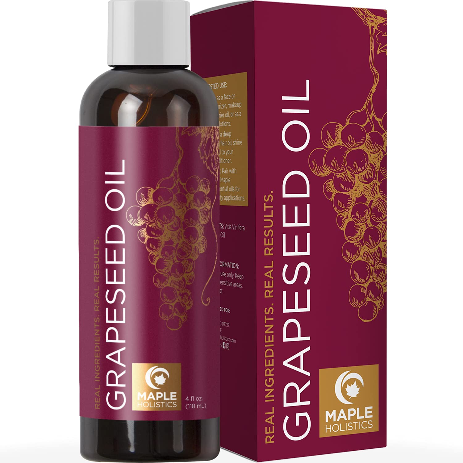 Maple Holistics Grapeseed Oil Healthy Natural Hair Products